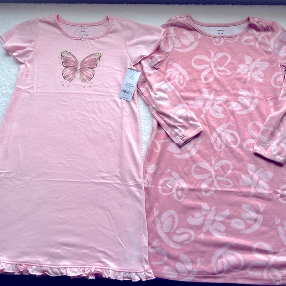 Carter's Other - Carter’s girl’s nightgown set. Size 6-7. Pink. New